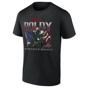 MATT BOLDY USA SHIRT – 2026 Olympic Gold Medal Minnesota Wild Hockey Tee