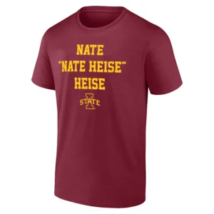 NATE NATE HEISE HEISE SHIRT – Iowa State Cyclones Basketball Fan Tee