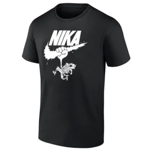 NIKA SHIRT – Nike Parody Sun God Nika Gear 5 One Piece Anime Tee