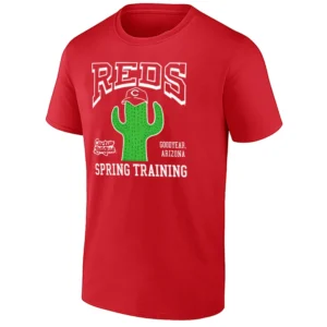 REDS 2026 SPRING TRAINING SHIRT – Cincinnati Reds Cactus League Goodyear Arizona Baseball Tee