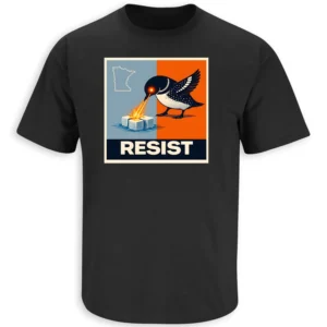 RESIST SHIRT – Minnesota Rebel Loon Anti ICE Protest Graphic Tee B