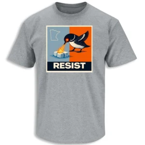 RESIST SHIRT – Minnesota Rebel Loon Anti ICE Protest Graphic Tee G
