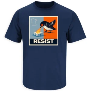 RESIST SHIRT – Minnesota Rebel Loon Anti ICE Protest Graphic Tee N