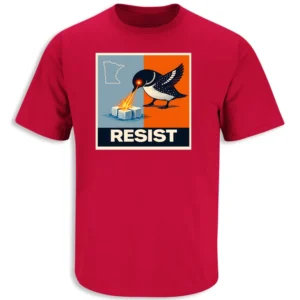 RESIST SHIRT – Minnesota Rebel Loon Anti ICE Protest Graphic Tee R