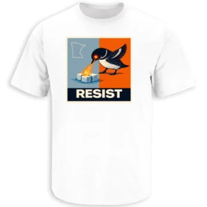 RESIST SHIRT – Minnesota Rebel Loon Anti ICE Protest Graphic Tee W