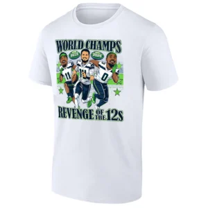 REVENGE OF THE 12S SHIRT – Seattle Seahawks Super Bowl LX Champions World Champs Tee