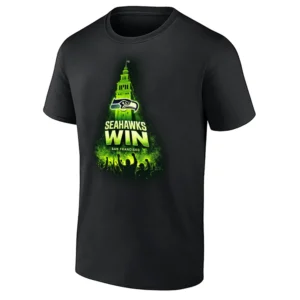 SEAHAWKS WIN SHIRT – Super Bowl LX San Francisco Ferry Building Seattle Seahawks