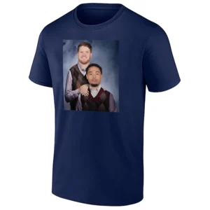 SEATTLE STEP BROTHERS SHIRT – Sam Darnold & Jaxon Smith Njigba Vintage Fan Tee N