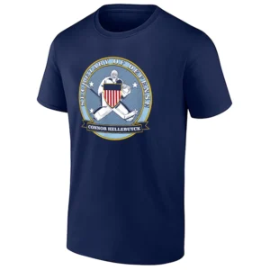 SECRETARY OF DEFENSE SHIRT – Connor Hellebuyck USA Olympic Gold Hockey Tee