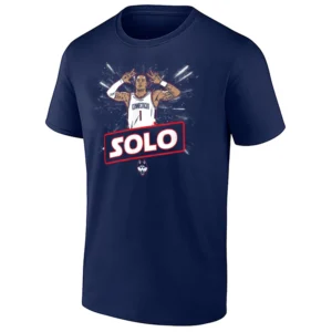 SOLO SHIRT – Solo Ball Name Pose UConn Huskies Basketball Fan Tee