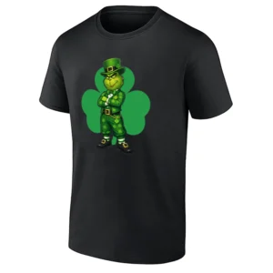 ST. PATRICK’S DAY GRINCH LEPRECHAUN SHIRT – Funny Irish Shamrock Green Parody Tee