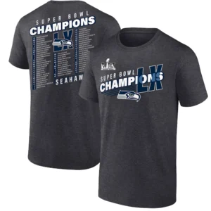 SUPER BOWL LX CHAMPIONS BEST TEAMMATES ROSTER SHIRT – Seattle Seahawks