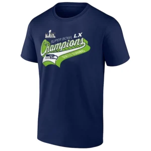 Super Bowl LX Champions Shirt Tailsweep Seattle Seahawks