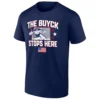 THE BUYCK STOPS HERE SHIRT – Connor Hellebuyck Winnipeg Jets Hockey Tribute Tee