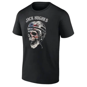USA HOCKEY SKULL SHIRT – Jack Hughes Team USA Gold Medal Tribute Tee B