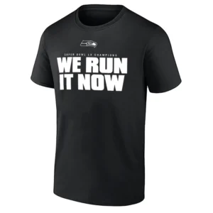 WE RUN IT NOW SHIRT – SUPER BOWL LX CHAMPIONS – Seattle Seahawks 🏆🏈