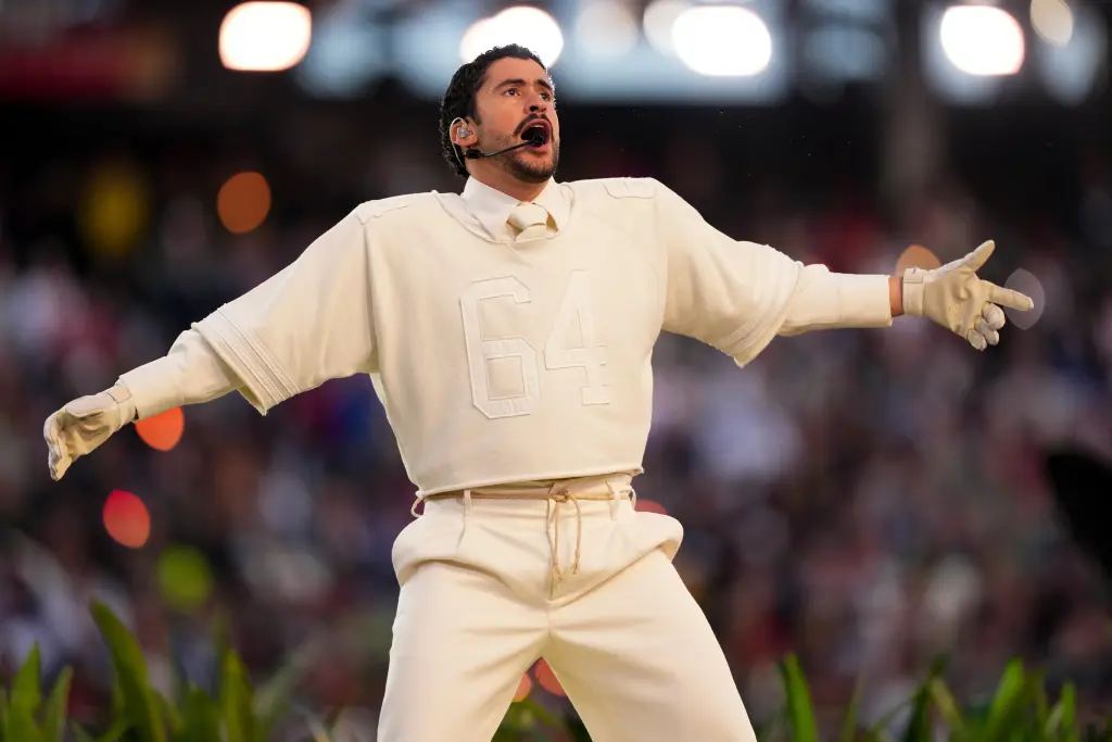 The number on his faux jersey, 64, could have personal ties — or a link to his native Puerto Rico.