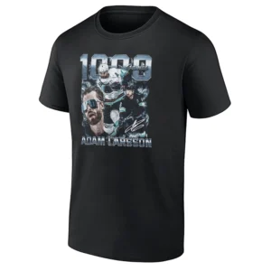 1000 GAMES SHIRT – Adam Larsson Seattle Kraken NHL Milestone Tribute Tee