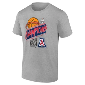 2026 BIG 12 MEN'S BASKETBALL TOURNAMENT CHAMPIONS SHIRT – Arizona Wildcats Championship Celebration Tee G