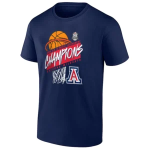 2026 BIG 12 MEN'S BASKETBALL TOURNAMENT CHAMPIONS SHIRT – Arizona Wildcats Championship Celebration Tee N