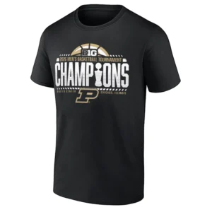 2026 BIG TEN TOURNAMENT CHAMPIONS SHIRT – Purdue Boilermakers Men's Basketball Locker Room Tee