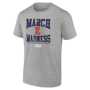 2026 MARCH MADNESS SHIRT – Illinois Fighting Illini NCAA Men’s Basketball Championship Tee