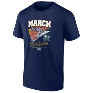 2026 MARCH MADNESS SHIRT – Notre Dame Fighting Irish Retro Swish NCAA Basketball Championship Tee