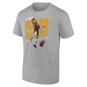 83 POINTS SHIRT – Bam Adebayo Miami Heat Historic Game Tee G