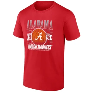 ALABAMA 2026 MARCH MADNESS SHIRT – Alabama Crimson Tide NCAA Men’s Basketball Championship Tee