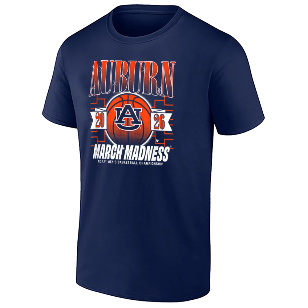 AUBURN 2026 MARCH MADNESS SHIRT – Auburn Tigers NCAA Men's Basketball Championship Tee AUBURN 2026 MARCH MADNESS SHIRT – Auburn Tigers NCAA Men's Basketball Championship Tee