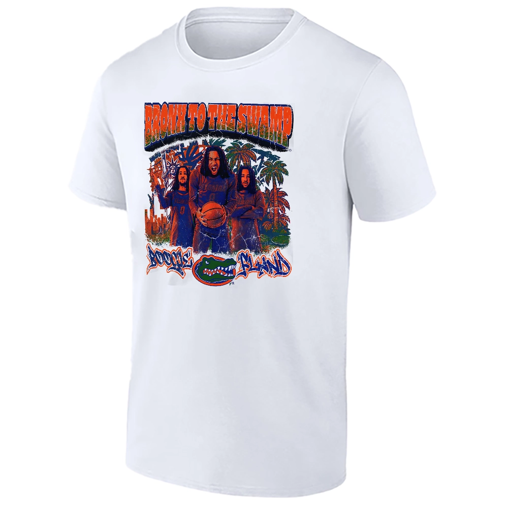 BACK TO THE SWAMP SHIRT – Florida Gators Boogie Fland Basketball Swamp Island Fan Tee BACK TO THE SWAMP SHIRT – Florida Gators Boogie Fland Basketball Swamp Island Fan Tee