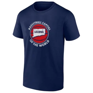 BASKETBALL CAPITAL OF THE WORLD SHIRT – UConn Huskies March Madness 2026 Championship Culture Tee