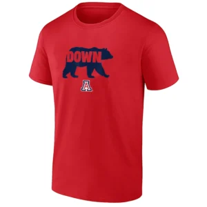 BEAR DOWN SHIRT – Arizona Wildcats Bear Down Symbol NCAA Fan Tee