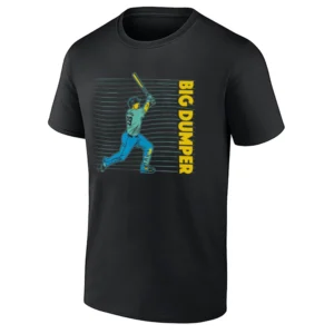 BIG DUMPER SHIRT – Neon Nights Cal Raleigh Seattle Mariners Power Hit Tee B