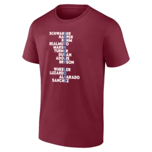 BROTHERLY LOVE SHIRT – 2026 Philadelphia Phillies Star Lineup Baseball Names Tee