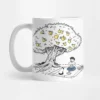CHARALS & MERV UNDER THE LEMON TREE MUG – Whimsical Cozy Picnic Art Coffee Cup