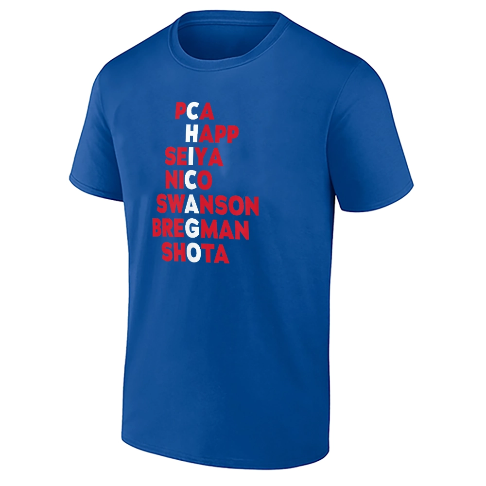 CHICAGO NAMES SHIRT – 2026 Chicago Cubs Star Lineup Baseball Fan Tee CHICAGO NAMES SHIRT – 2026 Chicago Cubs Star Lineup Baseball Fan Tee