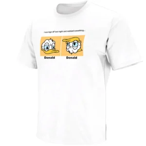 DONALD STONER THOUGHT SHIRT – Funny Donald Duck Donald Trump Meme Parody Tee