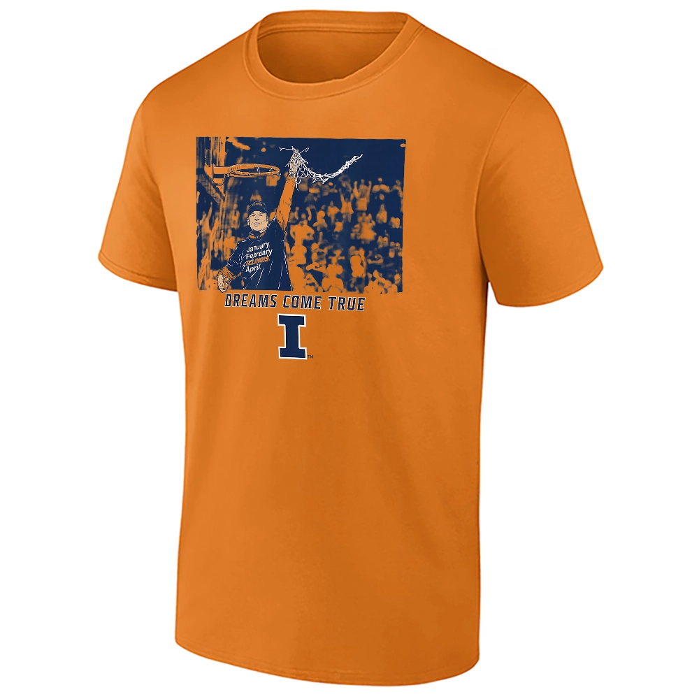 DREAMS COME TRUE SHIRT – Brad Underwood Illinois Fighting Illini March Madness 2026 Basketball Tee DREAMS COME TRUE SHIRT – Brad Underwood Illinois Fighting Illini March Madness 2026 Basketball Tee