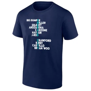 EMERALD CITY SHIRT – 2026 Seattle Mariners Star Lineup Baseball Names Tee