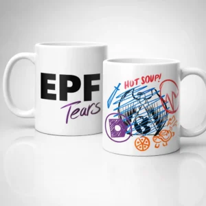 EPF TEARS MUG – Rise of the Teenage Mutant Ninja Turtles “Hot Soup” Funny Coffee Cup