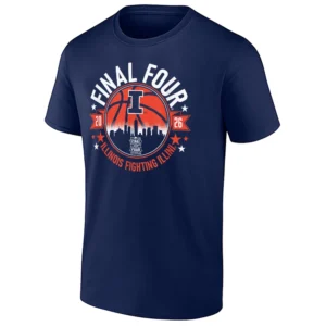 FINAL FOUR 2026 SHIRT – Illinois Fighting Illini March Madness NCAA Basketball Tournament Tee