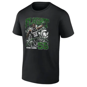FLIGHT 55 SHIRT – Coen Carr Michigan State Spartans Dunk Graphic Tee