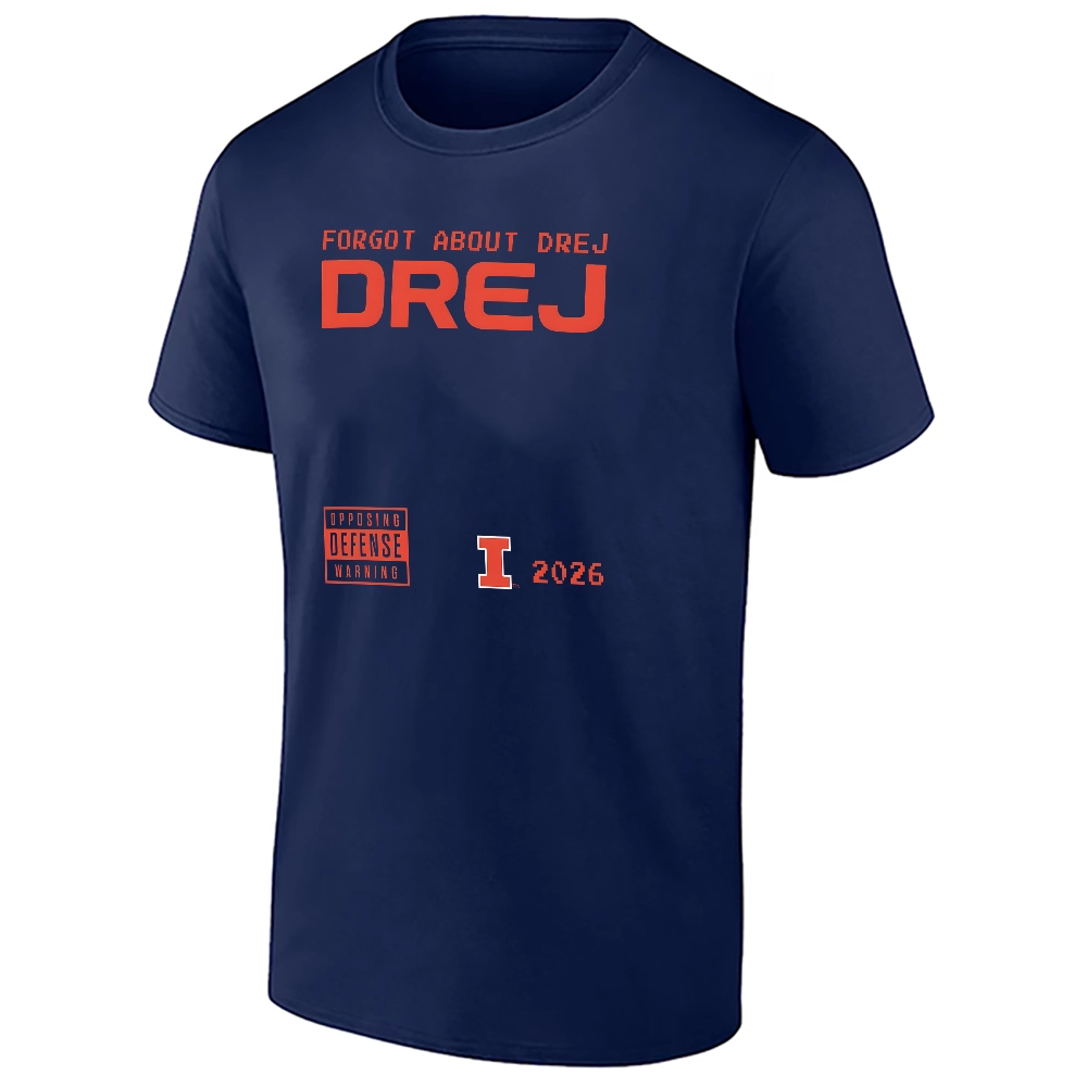 FORGOT ABOUT DREJ SHIRT – Andrej Stojaković Illinois Fighting Illini Basketball Tee FORGOT ABOUT DREJ SHIRT – Andrej Stojaković Illinois Fighting Illini Basketball Tee