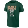 GOAL KING OF MINNESOTA SHIRT – Kirill Kaprizov Minnesota Wild NHL Franchise Record Tee