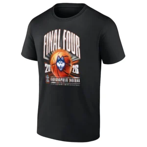 INDIANAPOLIS FINAL FOUR 2026 SHIRT – UConn Huskies NCAA Tournament City Edition Basketball Tee B
