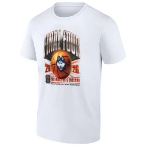 INDIANAPOLIS FINAL FOUR 2026 SHIRT – UConn Huskies NCAA Tournament City Edition Basketball Tee W
