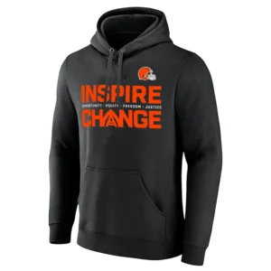 INSPIRE CHANGE HOODIE – Cleveland Browns Opportunity Equity Freedom Justice NFL Fan Hoodie