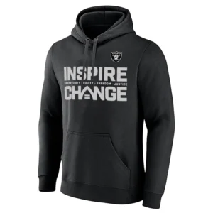 INSPIRE CHANGE HOODIE – Las Vegas Raiders Opportunity Equity Freedom Justice NFL Fan Hoodie