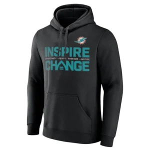 INSPIRE CHANGE HOODIE – Miami Dolphins Opportunity Equity Freedom Justice NFL Fan Hoodie